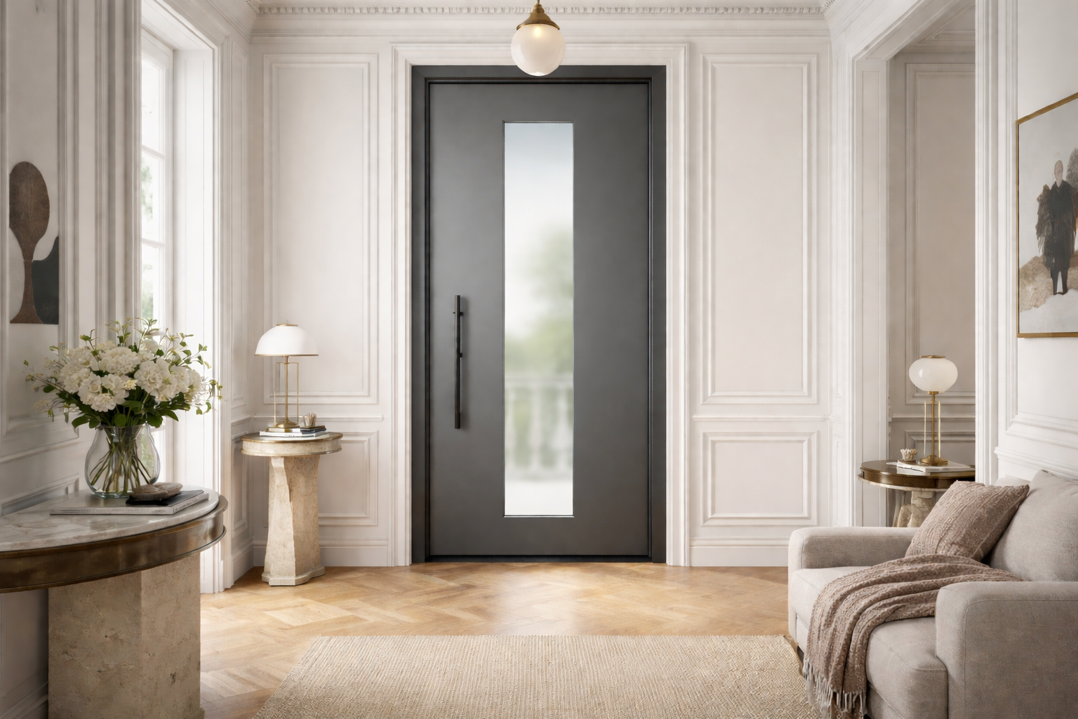 porte d'entrée en alu maison safiya