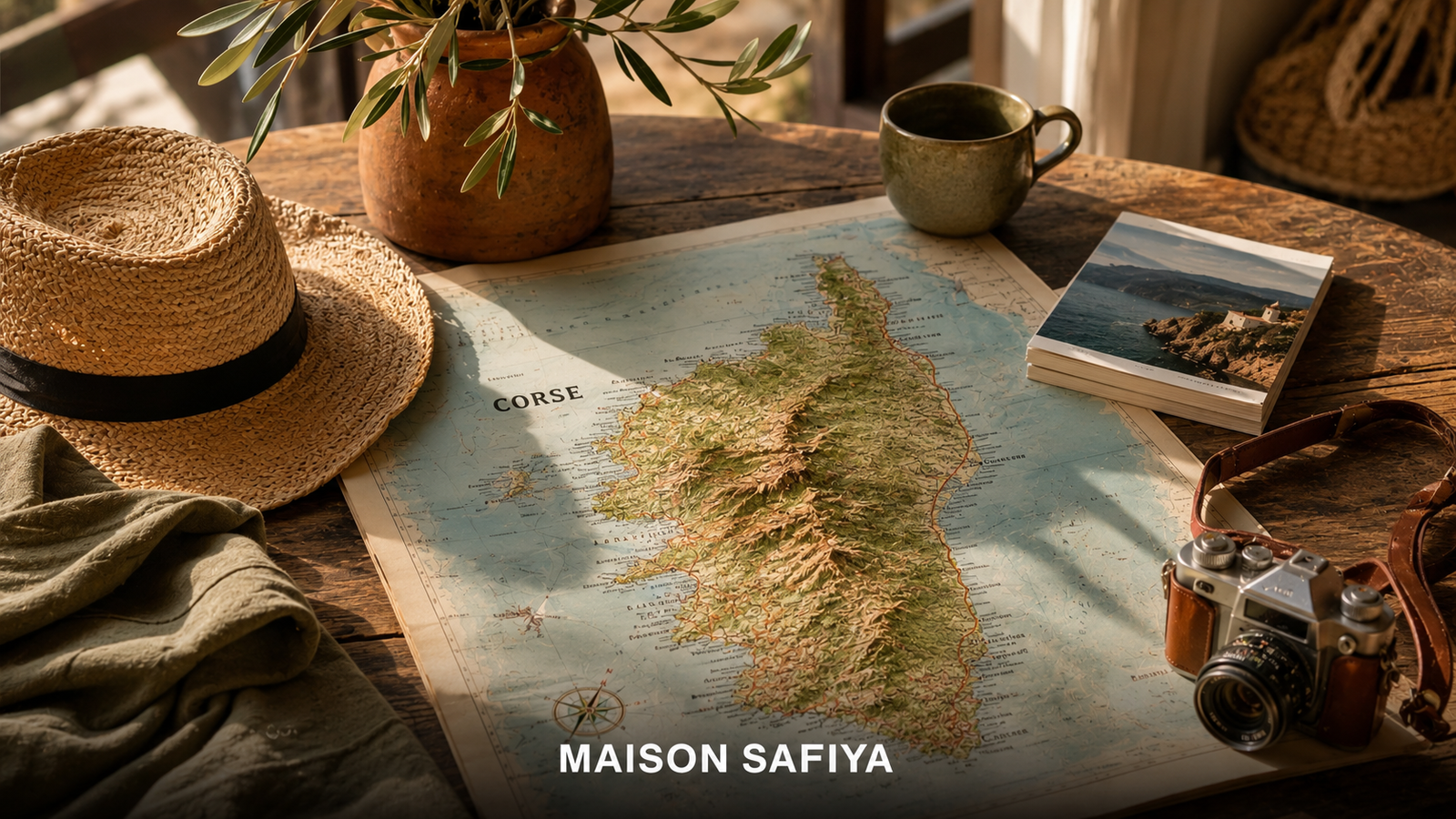 endroits à éviter en Corse - carte de la corse maison safiya